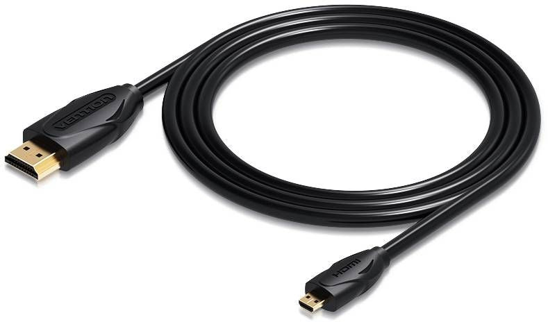 Kabel micro HDMI do HDMI Vention VAA-D03-B150 1,5m 4K 30Hz (Czarny)