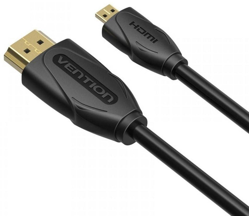 Kabel micro HDMI do HDMI Vention VAA-D03-B150 1,5m 4K 30Hz (Czarny)
