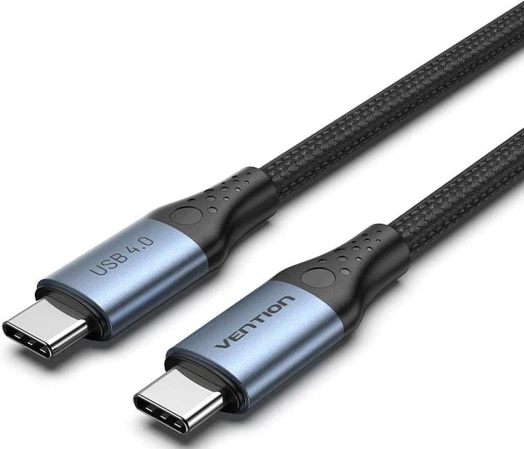 USB-C to USB-C 240W Vention TAVHF USB 4.0 5A 1m 40Gbps cable (gray)