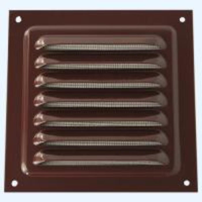 GRID STEEL 25X25 CM BROWN