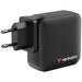 Verbatim Mini GaN Charger 165W 4 Port US plug with EU and UK adaptors - Аксесоари<<<VERBATIM памети и