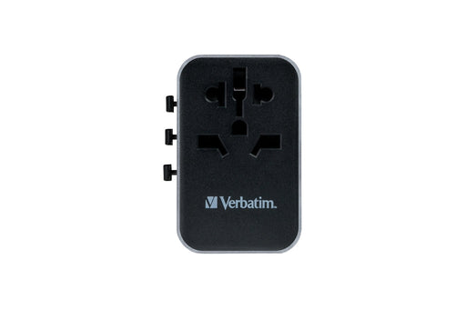 Verbatim UTA-04 Universal Travel Adapter with 1 x USB-C PD 61W & QC 3.0 / 1 x USB-C / 3 x USB-A - Аксесоари<<<VERBATIM