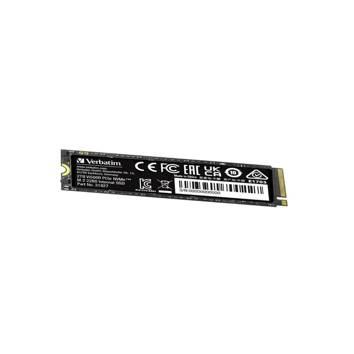 Verbatim Vi5000 Internal PCIe NVMe M.2 SSD 2TB - SSD дискове<<<VERBATIM памети и аксесоари<<<VERBATIM<<<PolyComp
