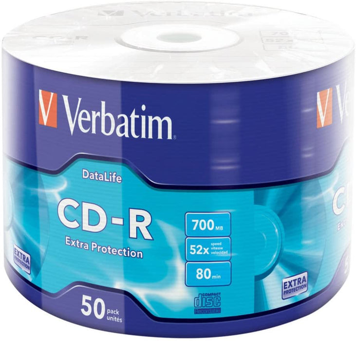 Verbatim CD-R Extra Protection 50 pcs. in cellophane