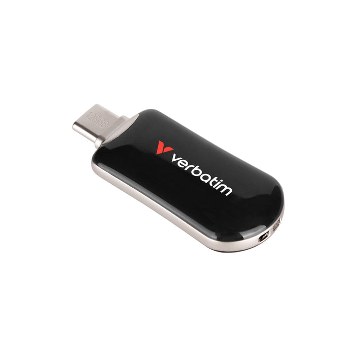 Verbatim Plectra USB-C Flash Drive Black 128GB