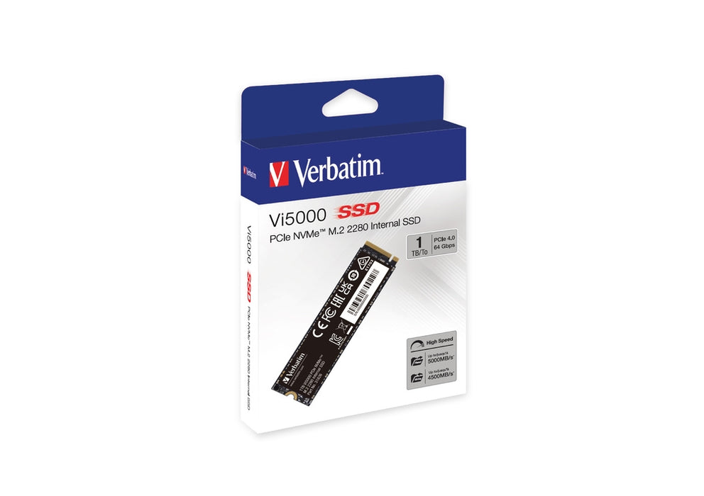 Verbatim Vi5000 Internal PCIe NVMe M.2 SSD 1TB