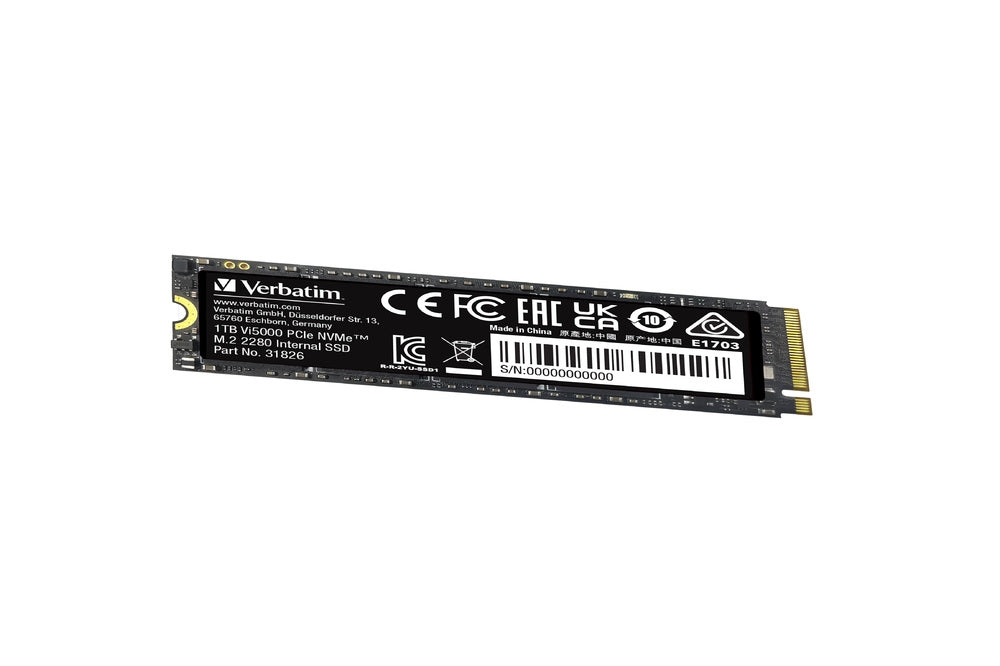 Verbatim Vi5000 Internal PCIe NVMe M.2 SSD 1TB