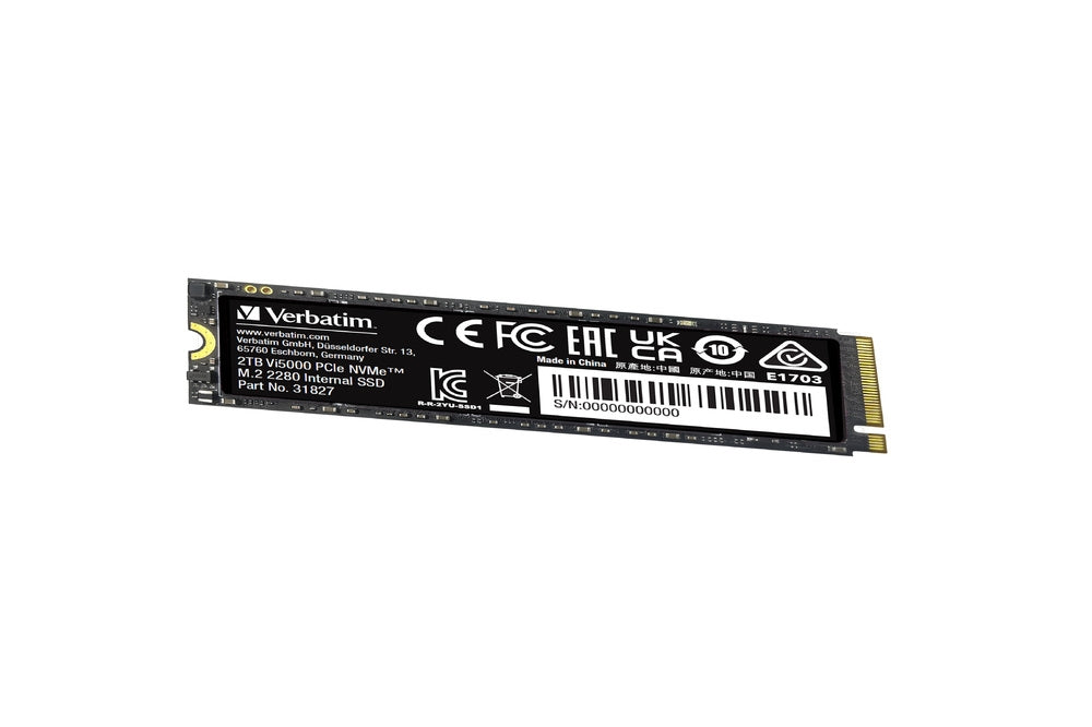 Verbatim Vi5000 Internal PCIe NVMe M.2 SSD 2TB