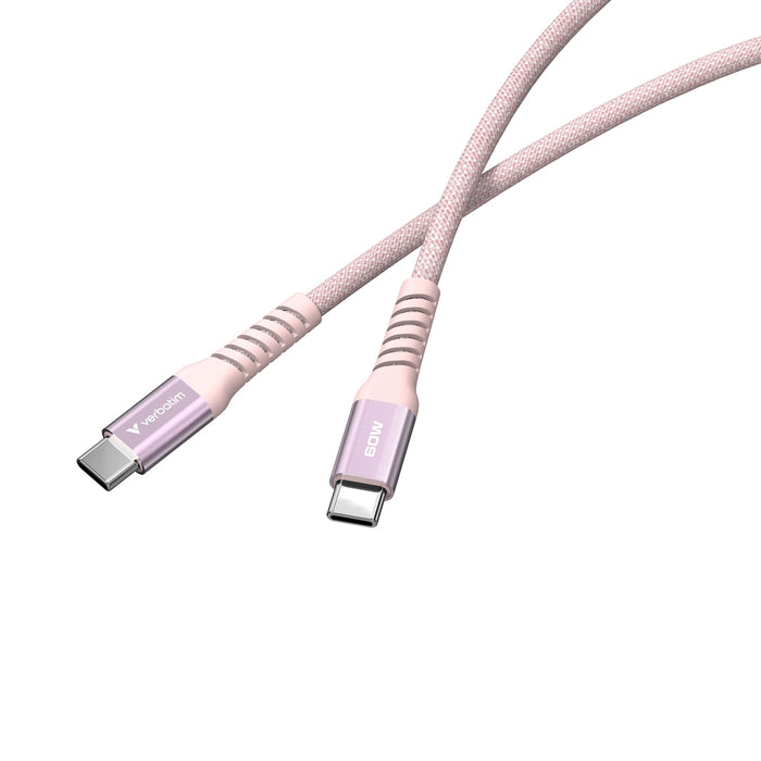 Verbatim Sync & Charge USB-C to USB-C 60W Magnetic 120 cm - Pink