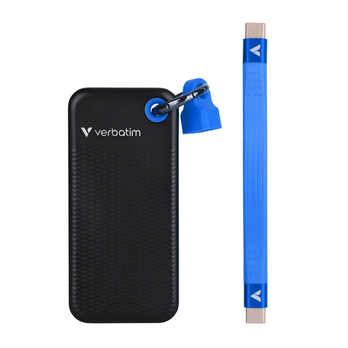 Verbatim Pocket SSD USB 3.2 Gen 2 2TB Black/Blue
