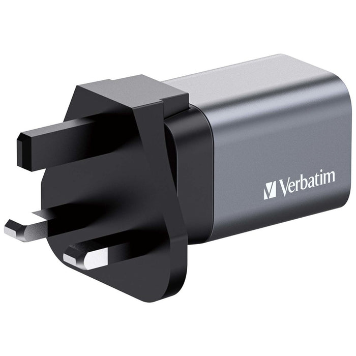 Verbatim GNC-35 GaN Charger 2 Port 35W USB A/C (EU/UK/US)