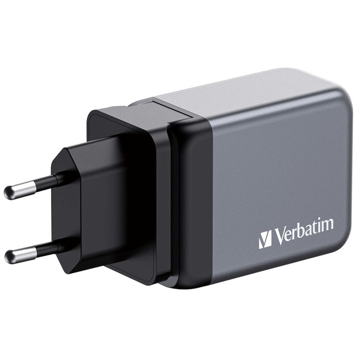 Verbatim GNC-65 GaN Charger 3 Port 65W USB A/C (EU/UK/US)
