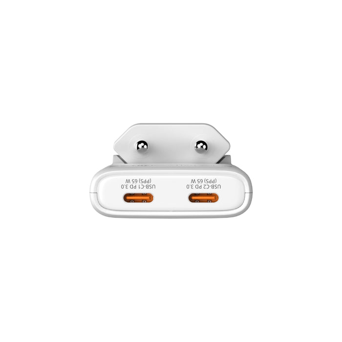Verbatim Fold 'n' Go GaN Charger 65W EU plug White