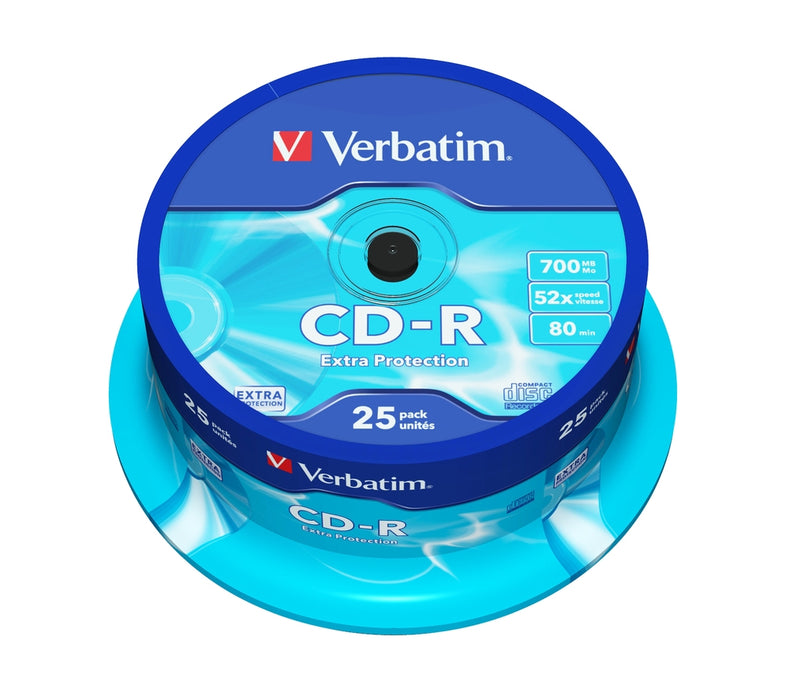 Verbatim CD-R 700MB 52X EXTRA PROTECTION SURFACE (25 PACK)