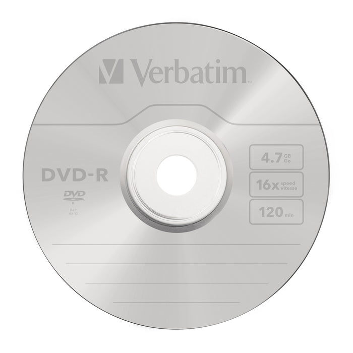 Verbatim DVD-R AZO 4.7GB 16X MATT SILVER SURFACE (25 PACK)