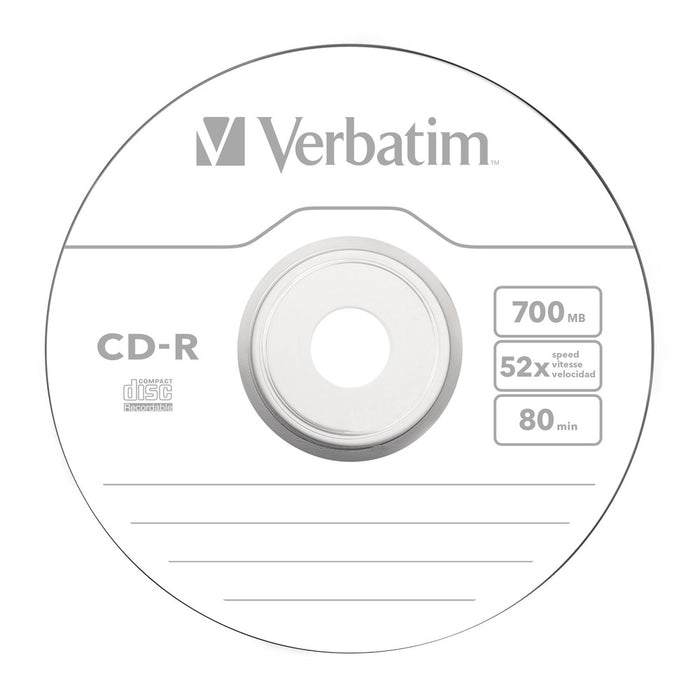 Verbatim CD-R 700MB 52X EXTRA PROTECTION WRAP (50 PACK)