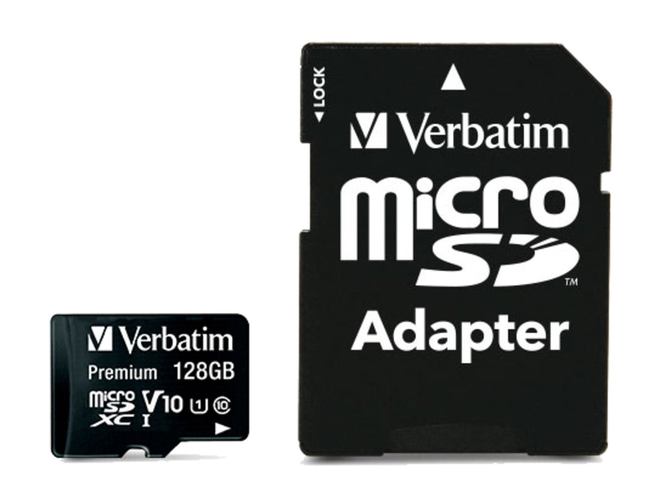 Verbatim Premium micro SDXC 128GB Class 10 (Incl. Adaptor)