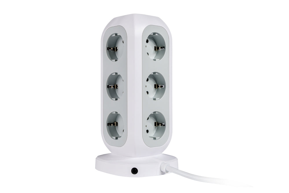 Verbatim EUPT-01 EU Power Tower 11 AC with 2 x USB-C / 2 x USB-A