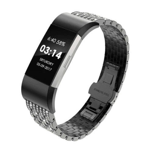 Stainless steel crystals Fitbit / Fitbit Charge 2