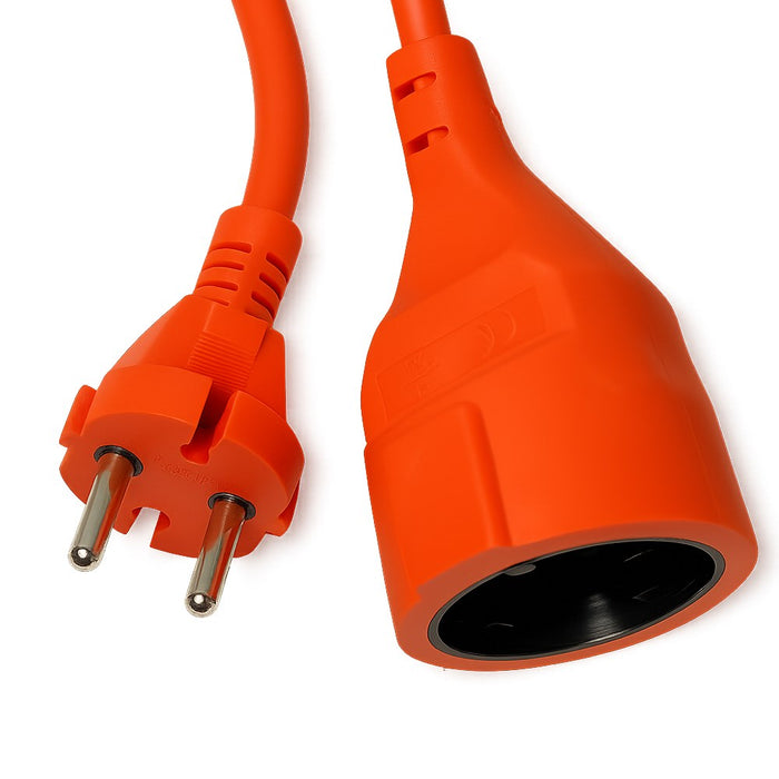 10 m retractable extension cord, PZO10M2x1.0 mm VERTEX
