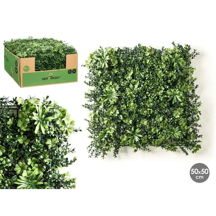 Vertical Garden Ibergarden Green Plastic Sheets 50 x 50 cm (10 Units) - Декорация и Осветление<<<Дом