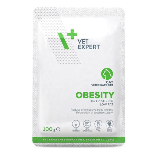VET EXPERT Obesity Chicken - wet cat food - 100g - Wet food for a catVET-KMK<<<VETVET<<<ActionPL