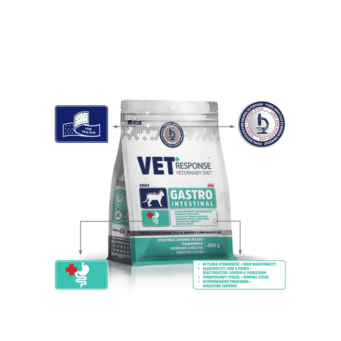VET RESPONSE Gastrointestinal - dry cat food - 400g