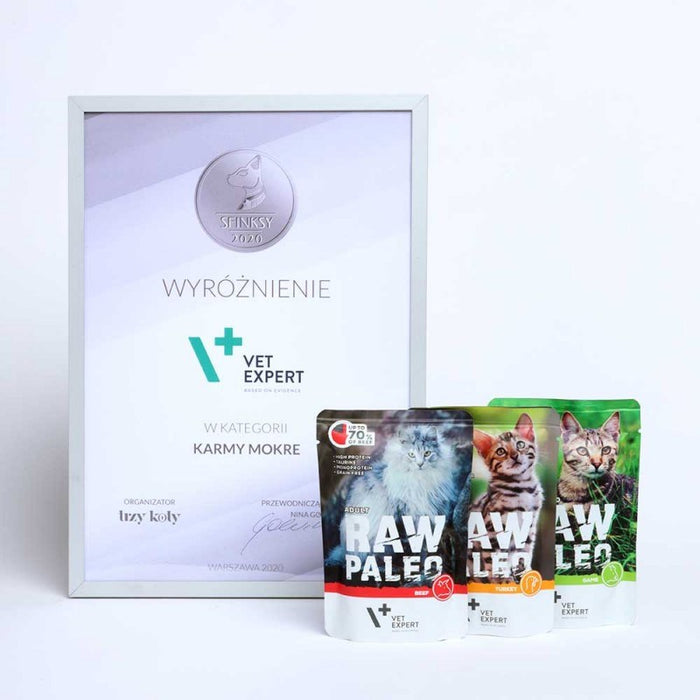 VETEXPERT Raw Paleo Adult Cat Turkey - wet cat food - 100 g