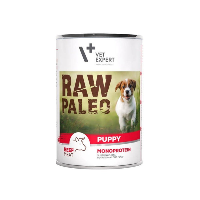 VETEXPERT Raw Paleo Puppy Monoprotein Beef - wet food for puppies - 400 g