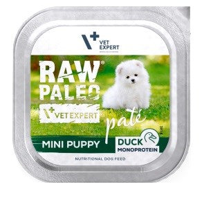 VETEXPERT Raw Paleo Pâte Mini Puppy Duck - wet dog food - 150g