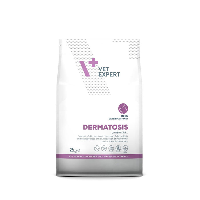 VETEXPERT Veterinary Diet Dermatosis Dog Lamb & Krill - dry dog food - 2 kg