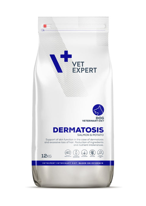 VETEXPERT Veterinary Diet Dermatosis Dog Salmon & Potato - dry dog food - 12 kg
