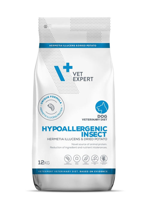 VETEXPERT Veterinary Diet Hypoallergenic Insect Dog - dry dog food - 12 kg