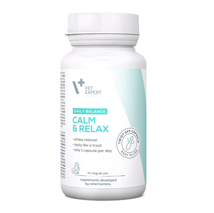 VETEXPERT Calm&Relax - preparation for symptoms of stress for dogs and cats - 30 caps.