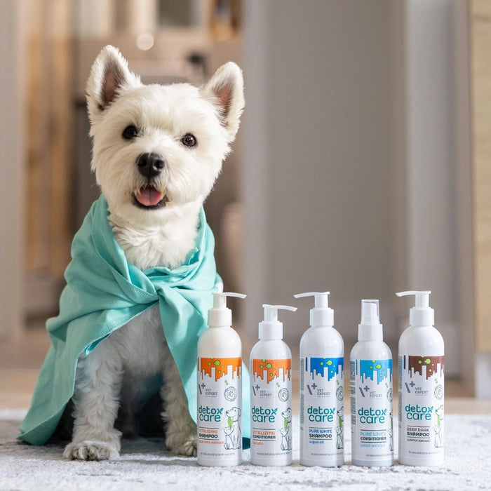 VETEXPERT Detox Care Pure White Shampoo - shampoo for dogs and cats - 250 ml