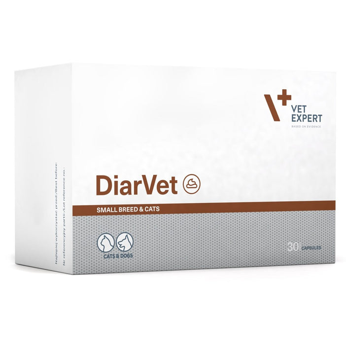 VETEXPERT Diarvet Small breed - supplements for dogs and cats -  30 tablets