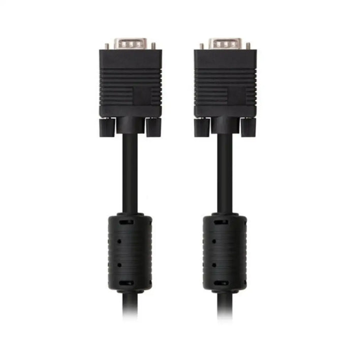 VGA Cable NANOCABLE 10.15.01 Black - Електроника Телевизори<<<Компютри| Електроника<<<BigBuy&&&Аудио и Видео