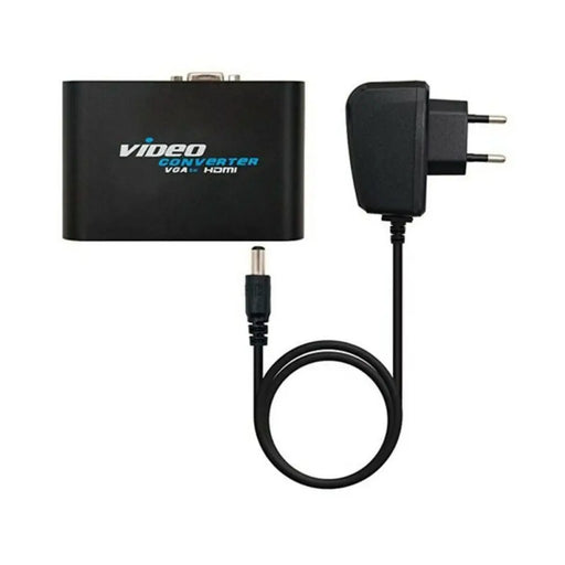 VGA to HDMI Adapter with Audio NANOCABLE 10.16.2101-BK - Компютър Кабели и адаптери<<<Компютри|