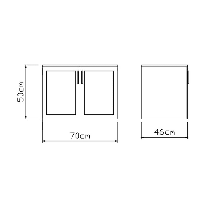 BATHROOM CABINET WITH WASHBASIN VICARD GRACE