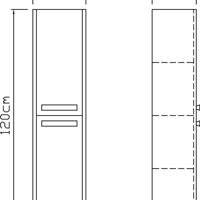 TWO-DOOR BATHROOM COLUMN VICARD ELINOR