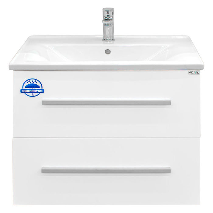 BATHROOM CABINET WITH VICARD SARA WASHBASIN