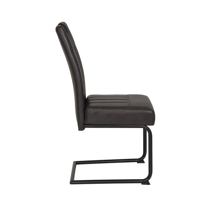 VICTORIA ANTHRACITE DINING CHAIR - Трапезни столове<<<Мебели и обков<<<Мебели и интериор<<<Praktiker&&&Трапезни
