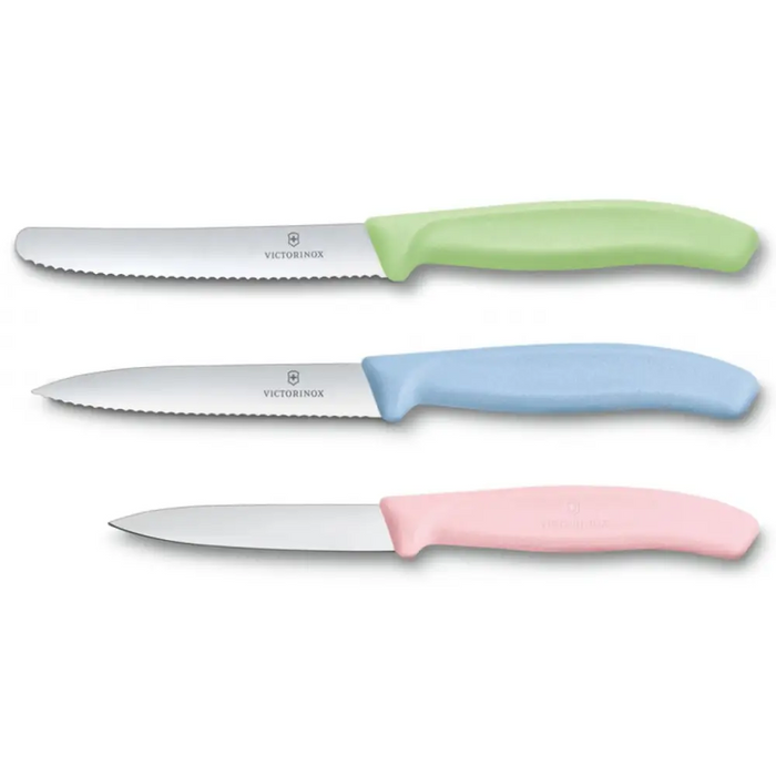 Victorinox Trend Color 3 knife set pink blue green 6.7116.34L3 - Домакински прибори<<<За Кухнята<<<Малки