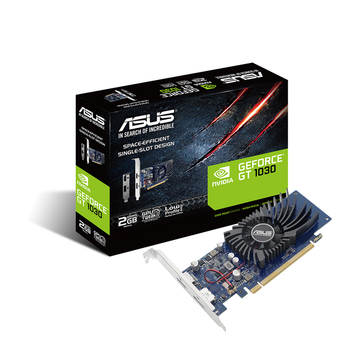 Video card ASUS GT 1030 2GB GDDR5 Low Profile - Видео карти<<<Компютърни компоненти<<<ValiAPI&&&Видео