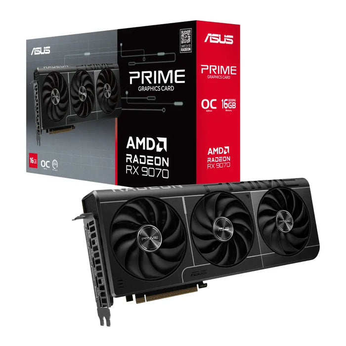 Video card ASUS PRIME RADEON RX 9070 OC 16GB GDDR6 - Видео карти<<<Компютърни компоненти<<<ValiAPI&&&Видео карти<<<ASUS
