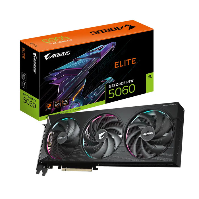 Video card GIGABYTE AORUS RTX 5060 ELITE 8GB GDDR7 - Видео карти<<<Компютърни компоненти<<<ValiAPI&&&Видео