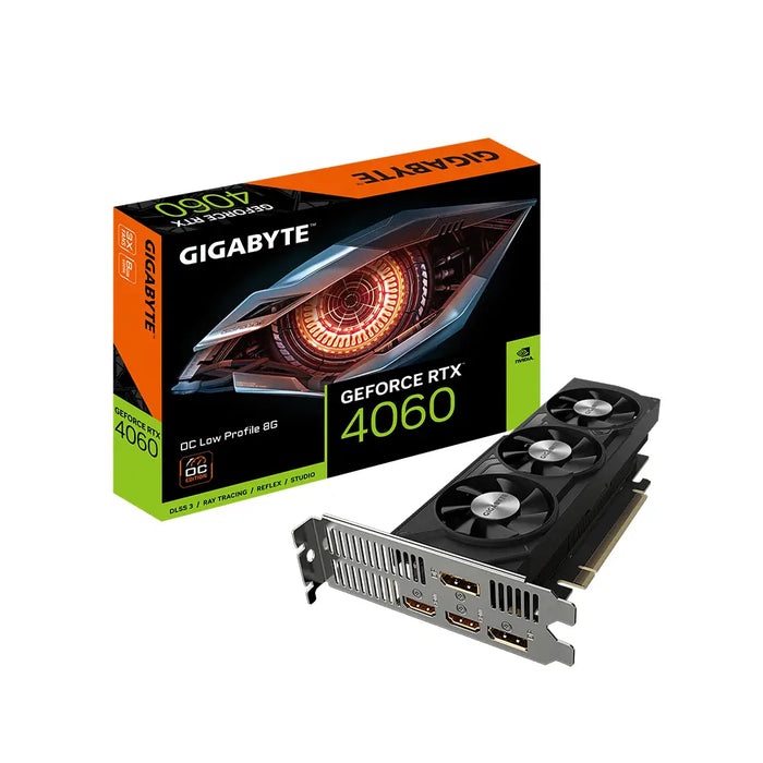 Video card GIGABYTE RTX 4060 OC Low Profile 8GB GDDR6 - Видео карти<<<Компютърни компоненти<<<ValiAPI&&&Видео