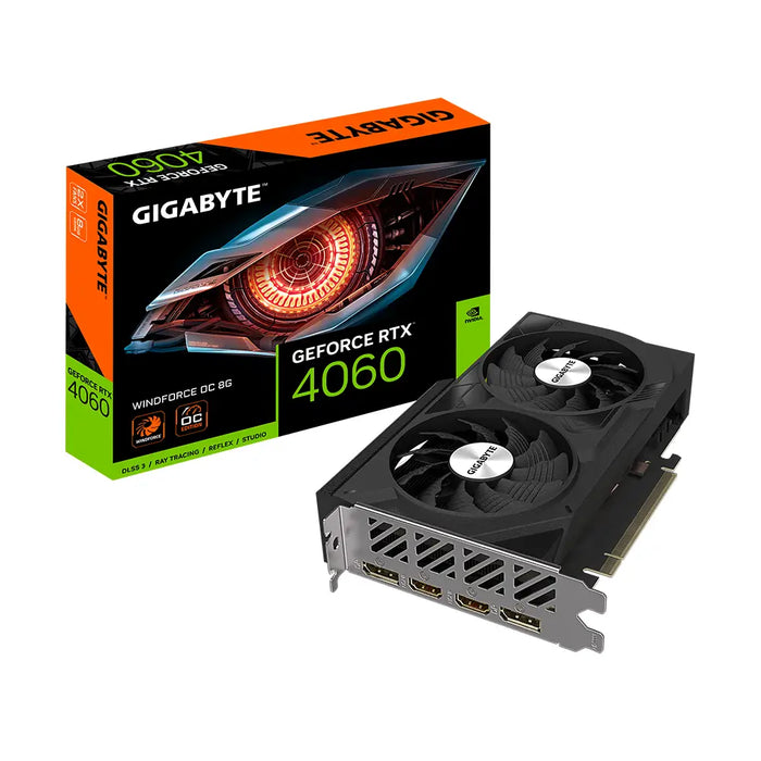 Video card GIGABYTE RTX 4060 WINDFORCE OC 8GB GDDR6 - Видео карти<<<Компютърни компоненти<<<ValiAPI