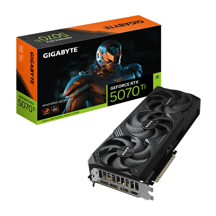 Video card GIGABYTE RTX 5070 TI WINDFORCE OC SFF 16GB GDDR7 - Видео карти<<<Компютърни компоненти<<<ValiAPI&&&Видео