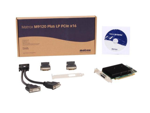 Video card Matrox M9120-E512LPUF Plus 512MB GDDR PCIe x16 Low Profile Workstation - Видео карти<<<Компютърни